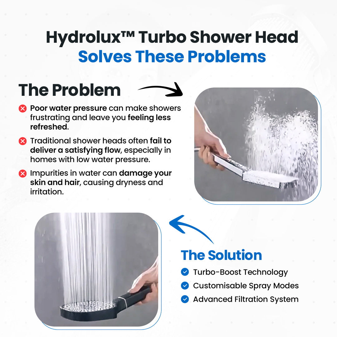Silver shower head with water spray jet and rounded nozzle panel