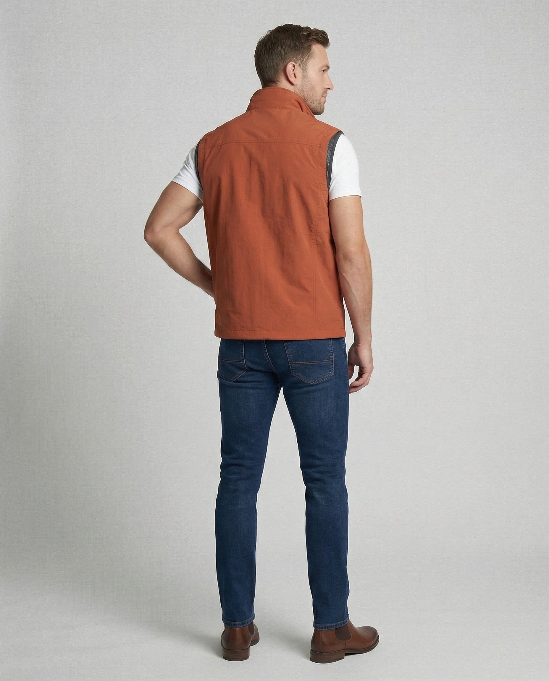 Men's Utility Multi-Pocket Gilet