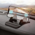 Non-slip car phone holder, black dash stand with side grips