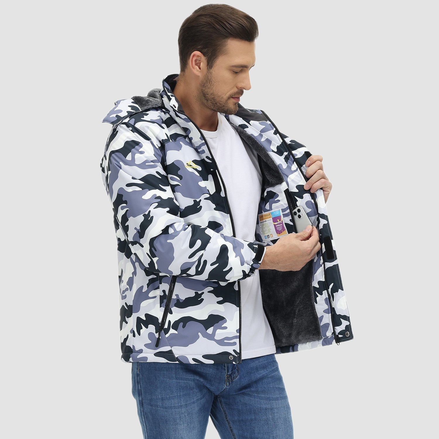 Men's Water Repellent Ski Jacket