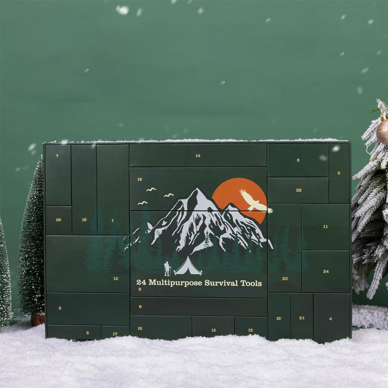 Outdoor Survival Gear Advent Calendar 24 Days