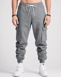 Tapered Cargo Jogger Pants with Adjustable Drawstring