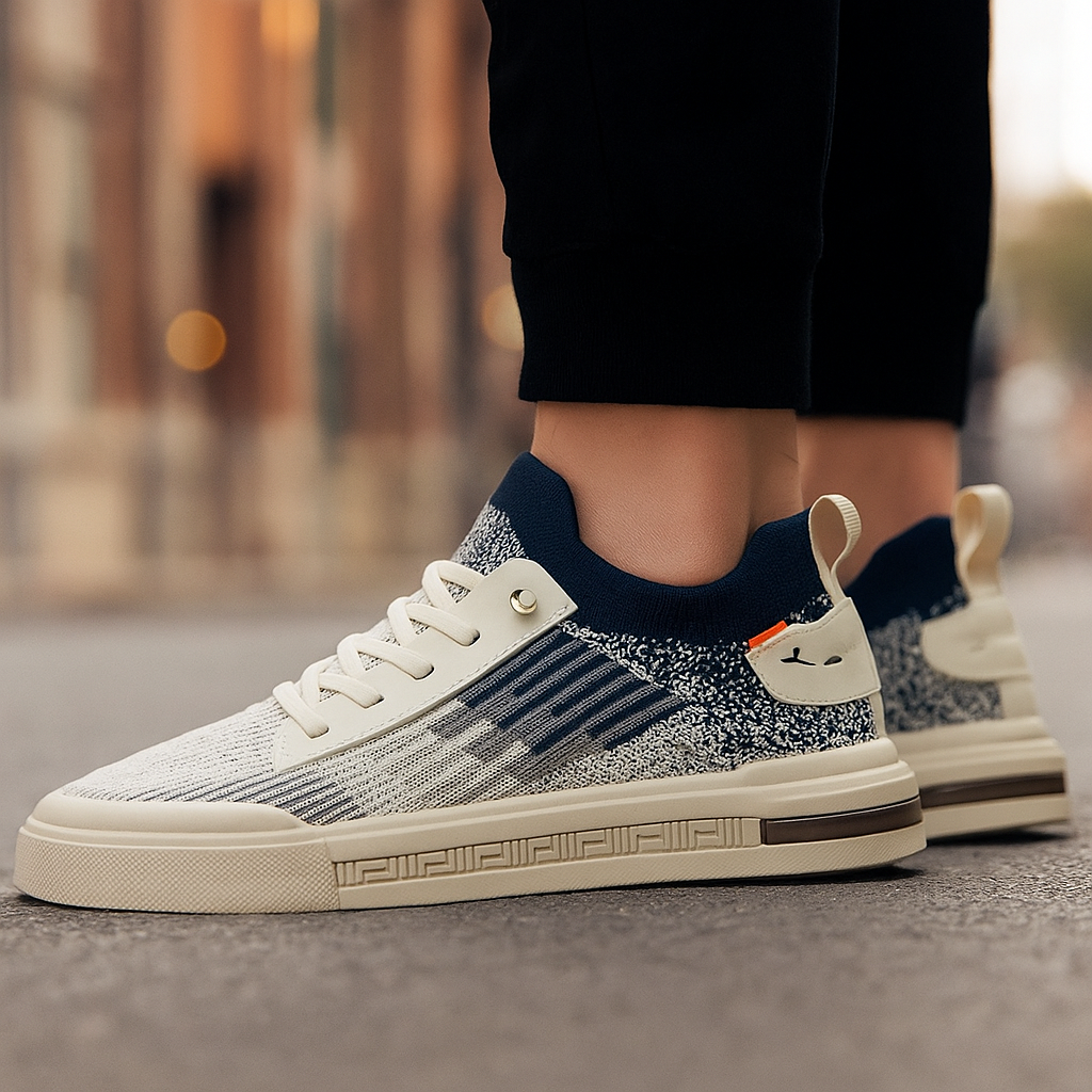 Men's Gradient Knit Sneakers