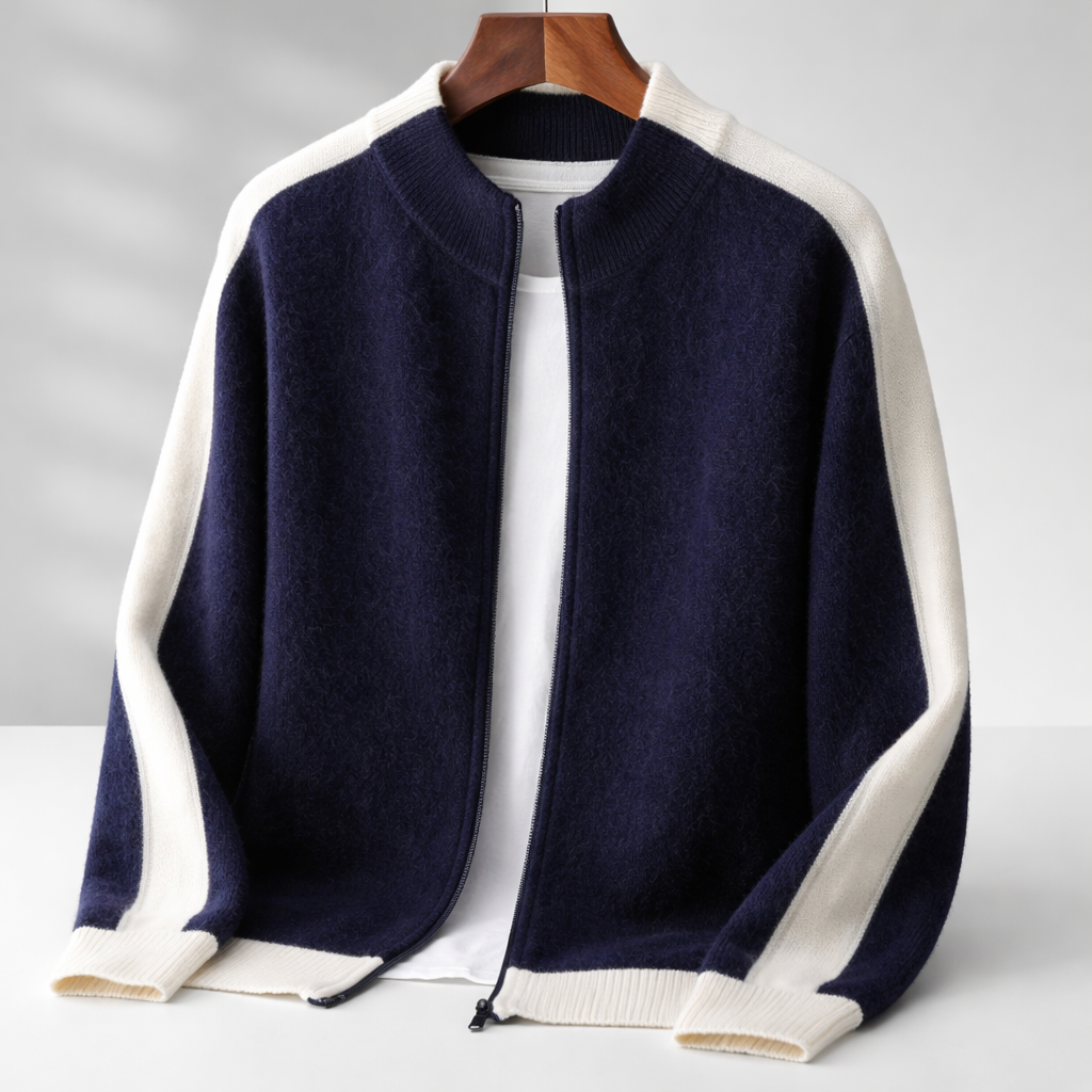 Tailored layering jacket, texture close-up