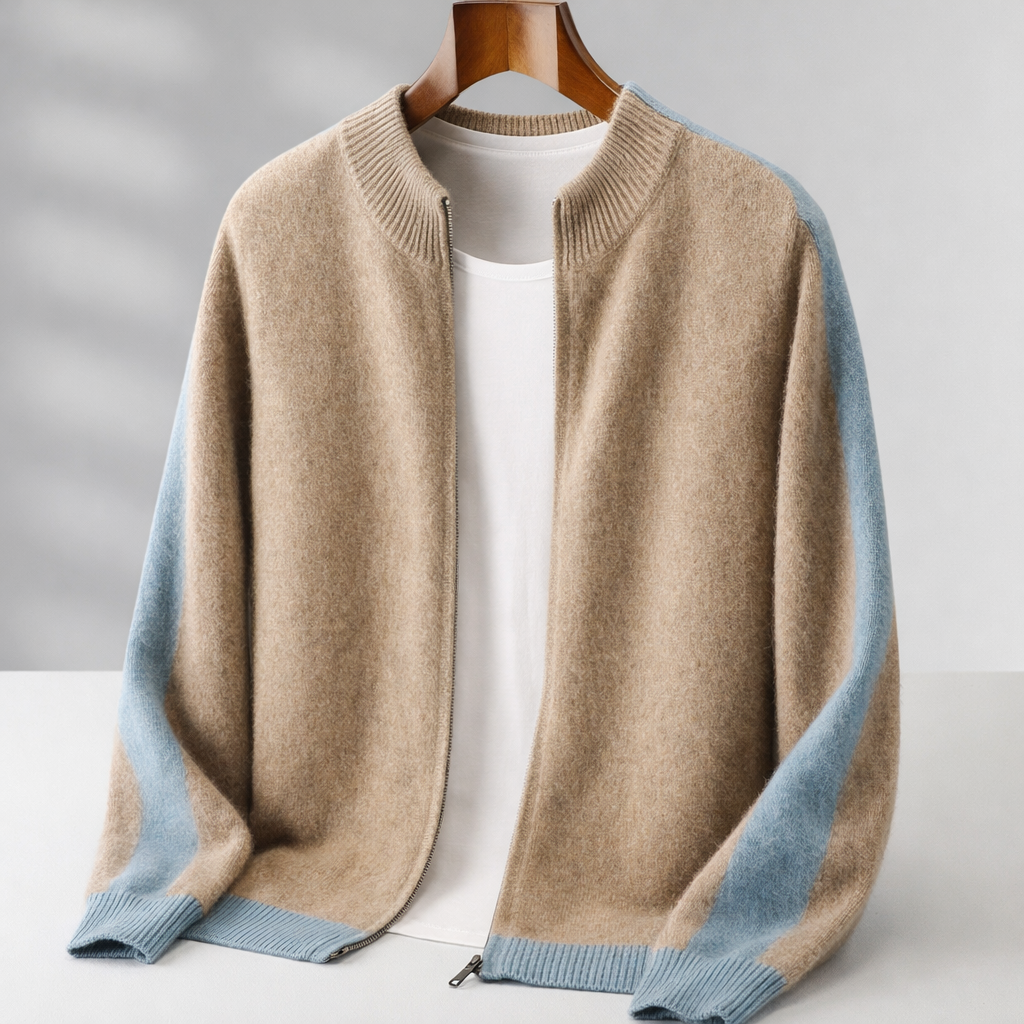 Tailored layering jacket, worn front view