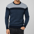 Men's Ribbed Crew Neck Pullover