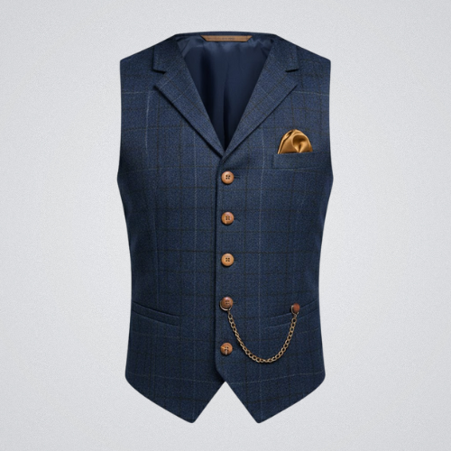 Men's Button Front Tailored Vest