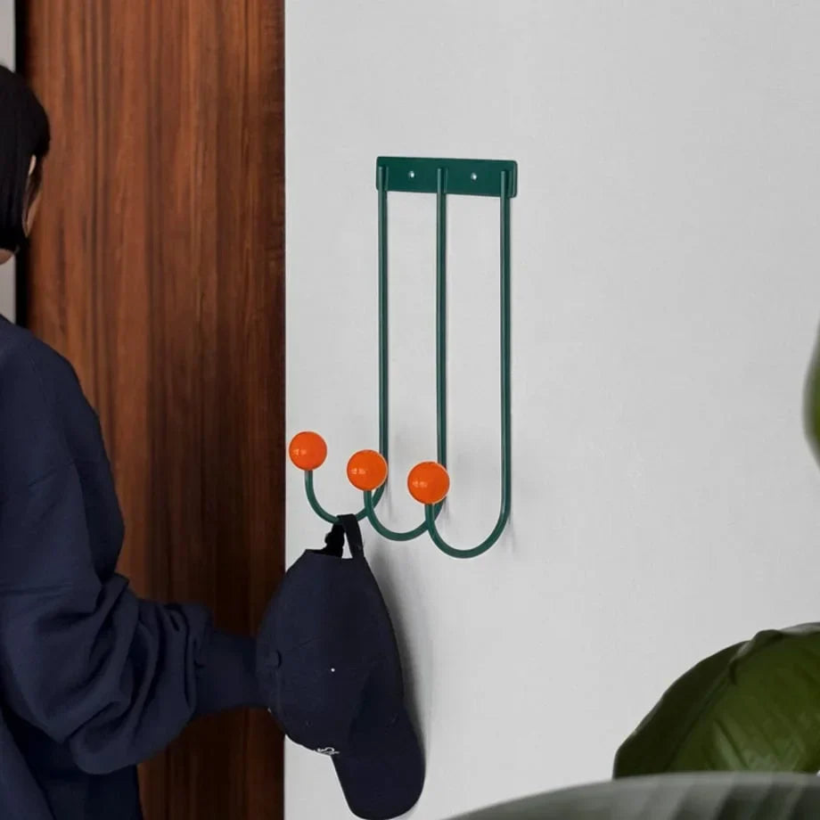 Color Block Metal Wall Hooks
