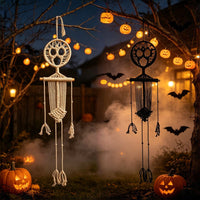 Halloween Skeleton Macrame Wall Hanging Set
