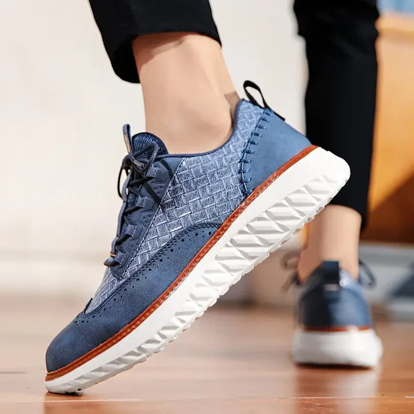 Breathable orthopedic casual sneakers, insole detail view