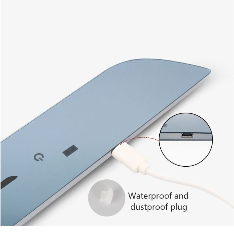 Magnetic LED door light with waterproof dustproof plug and connector detail
