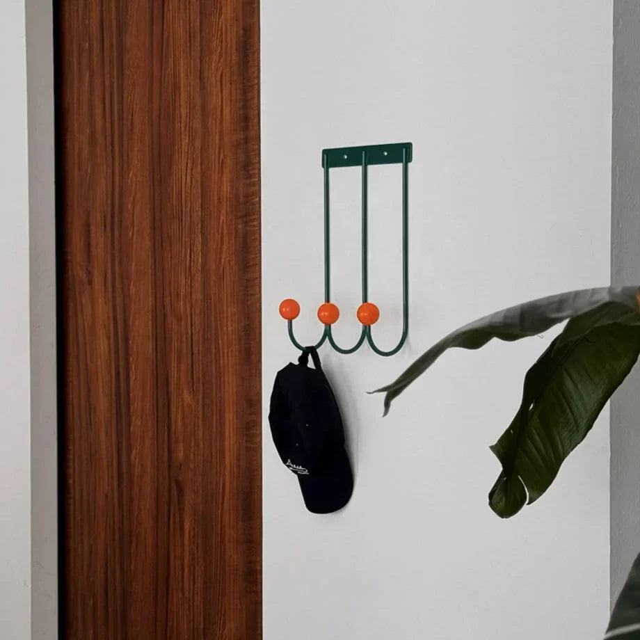 Color Block Metal Wall Hooks