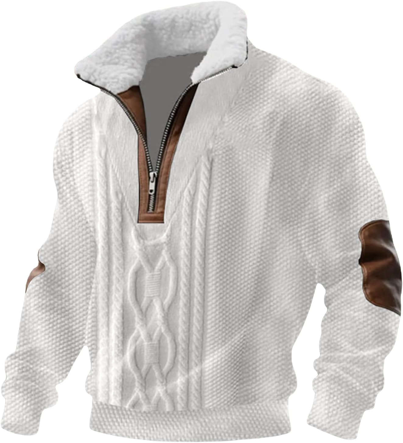 Men's Quarter-Zip Knit Pullover
