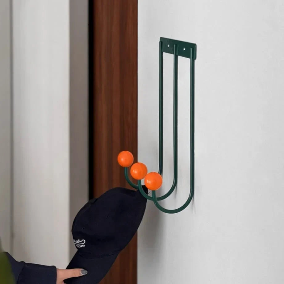 Color Block Metal Wall Hooks