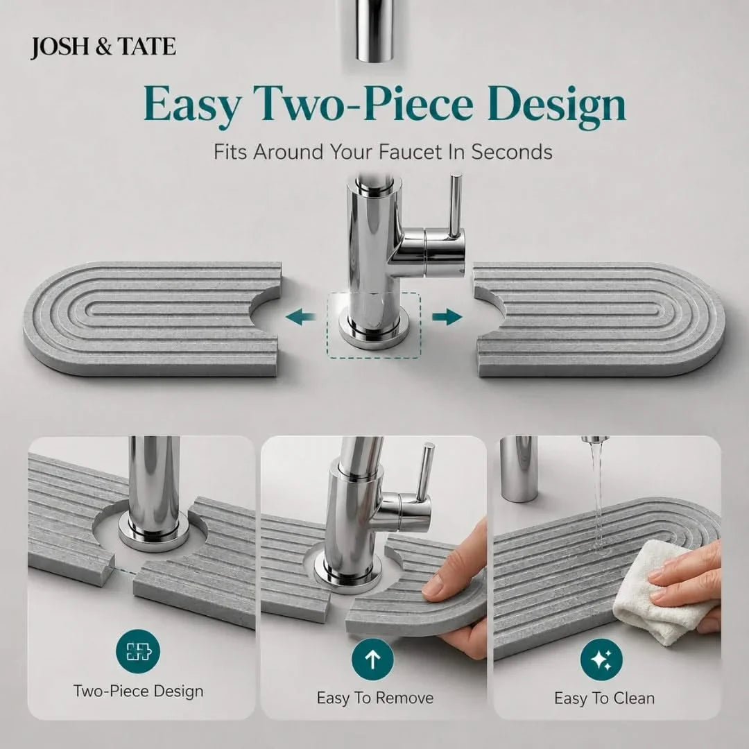 Faucet Splash Pad Diatomite Mat