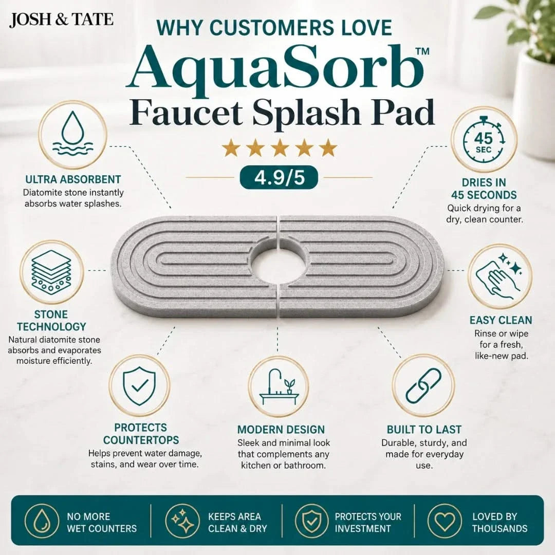 Faucet Splash Pad Diatomite Mat