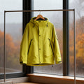 Adjustable hood softshell jacket, close-up detail