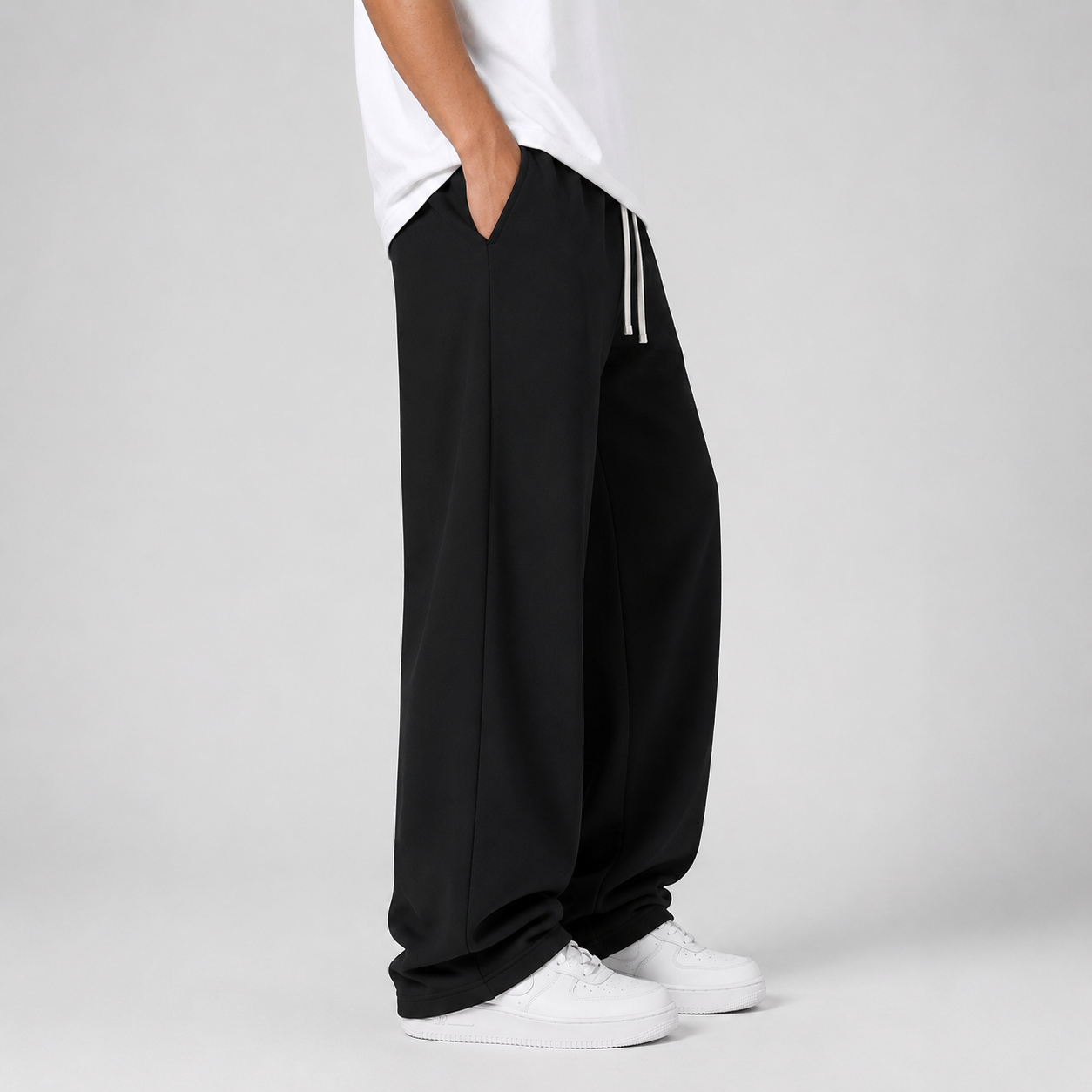 Men's Loose Straight-Leg Trousers
