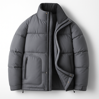 Men's Cropped Boxy Puffer Jacket