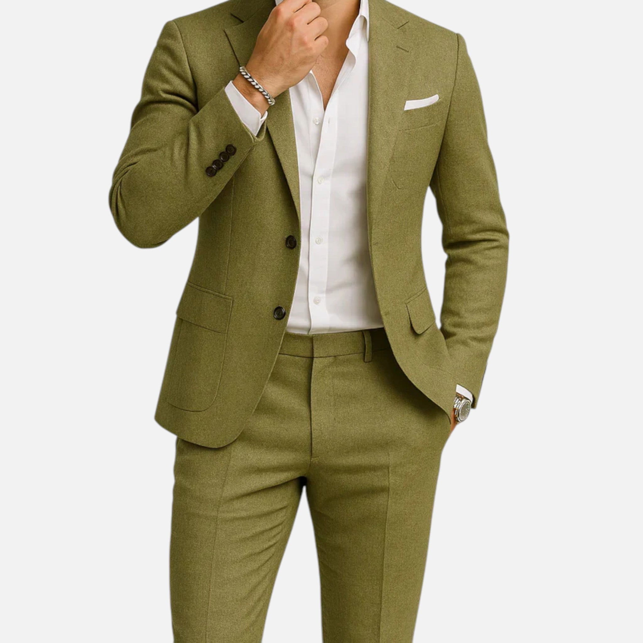 Men's Relaxed Two Piece Casual Suit