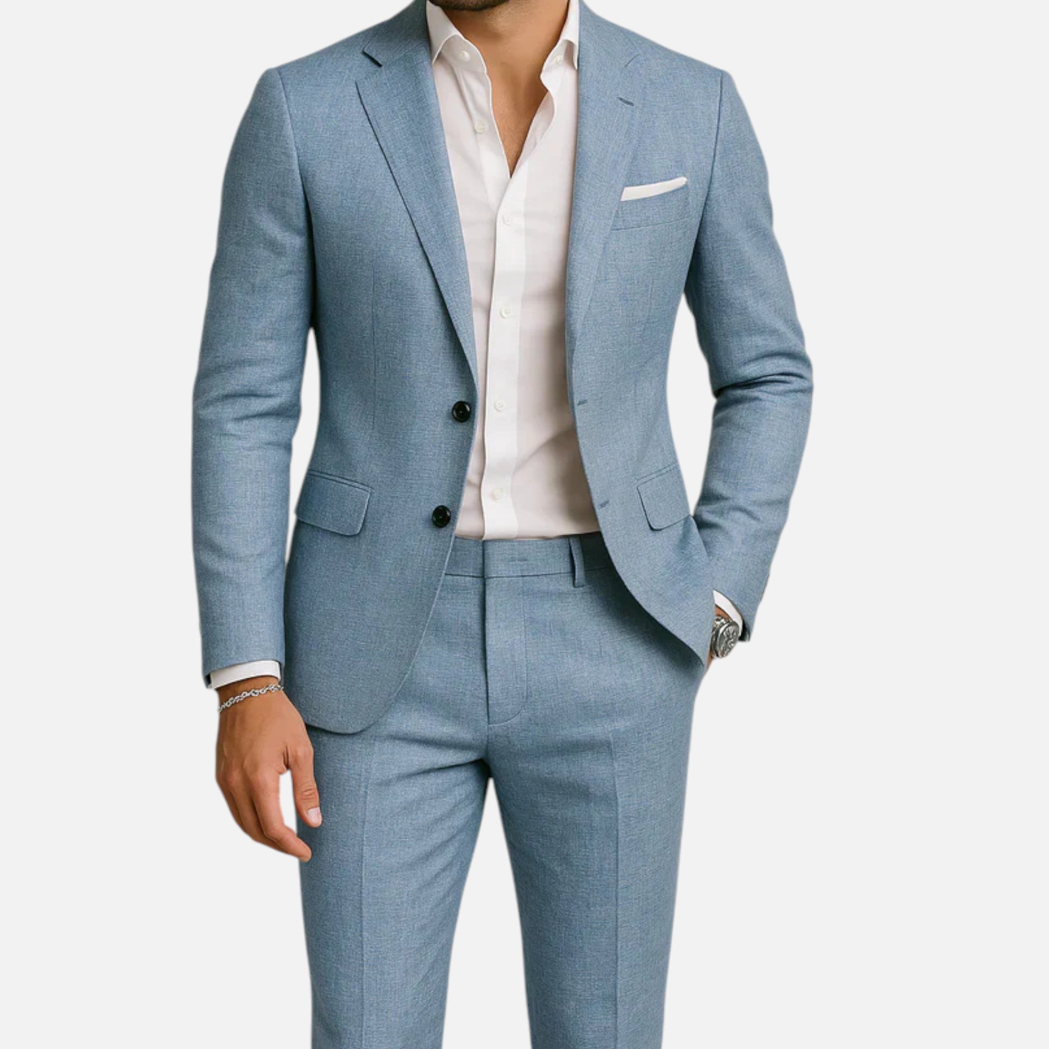 Men's Relaxed Two Piece Casual Suit
