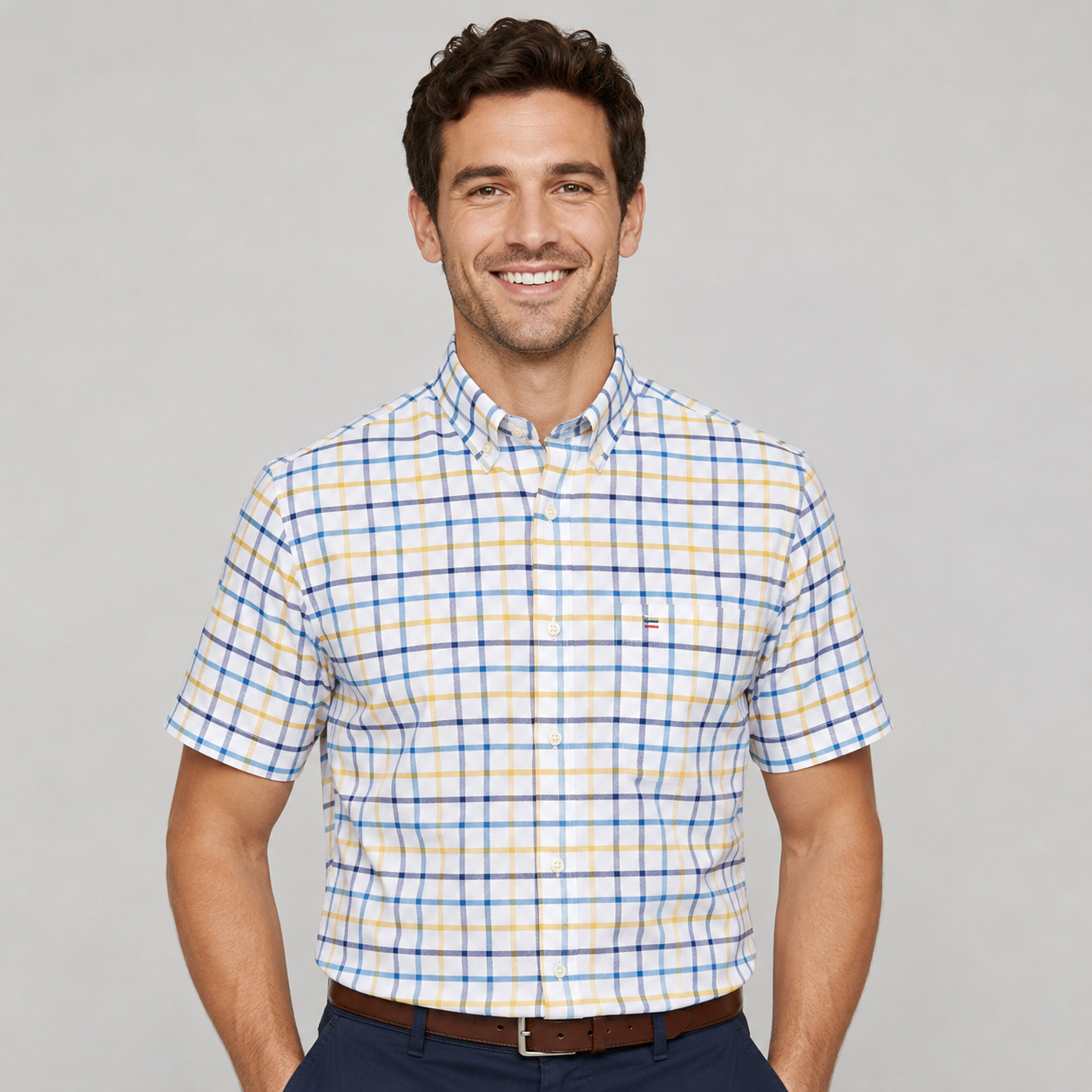 Men's Classic Oxford Short-Sleeve Shirt