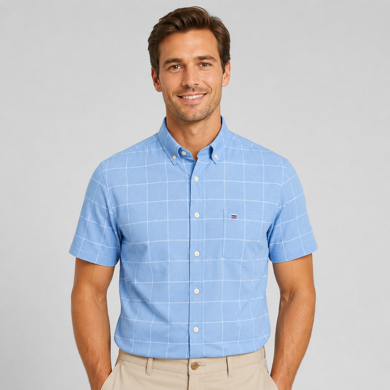Men's Classic Oxford Short-Sleeve Shirt