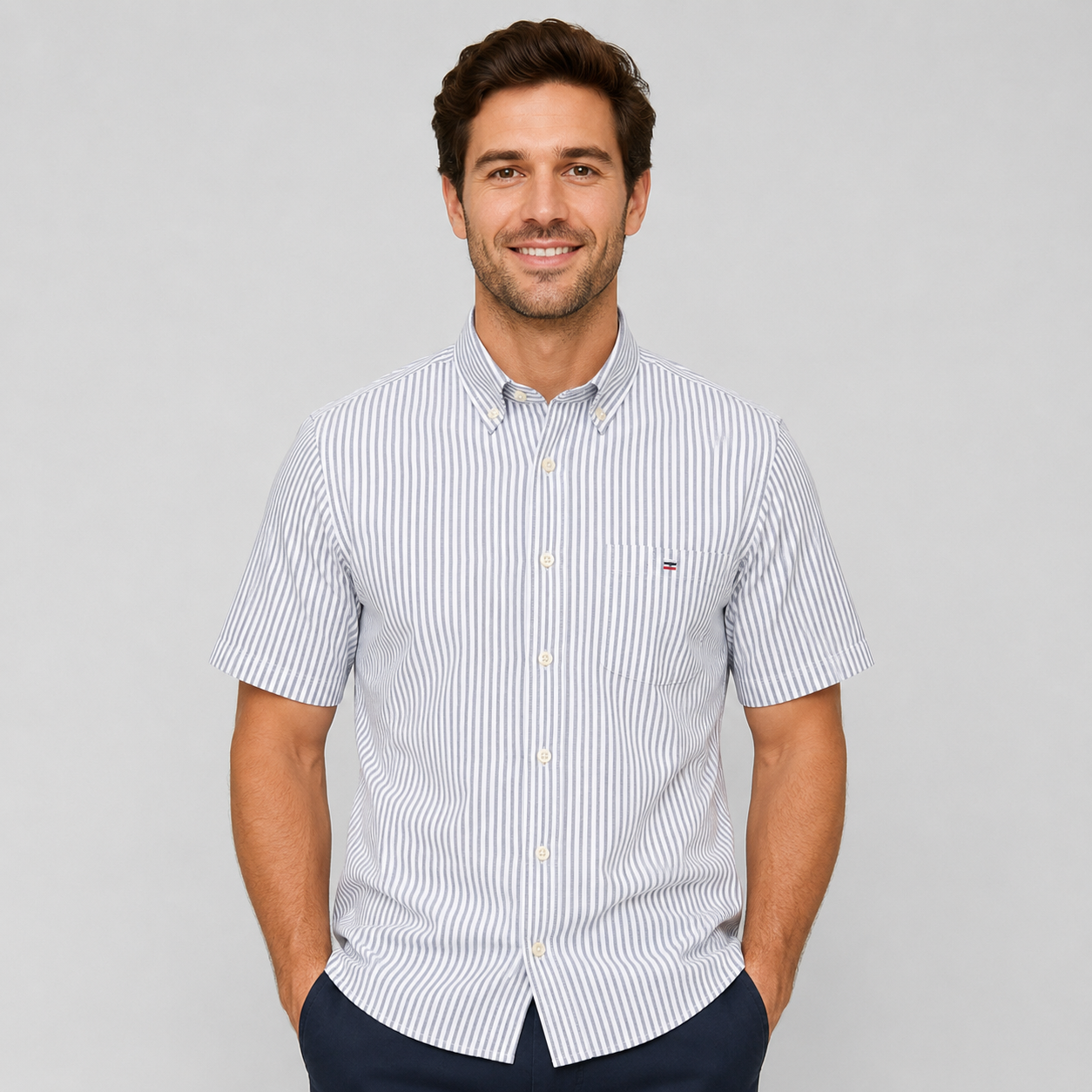 Men's Classic Oxford Short-Sleeve Shirt