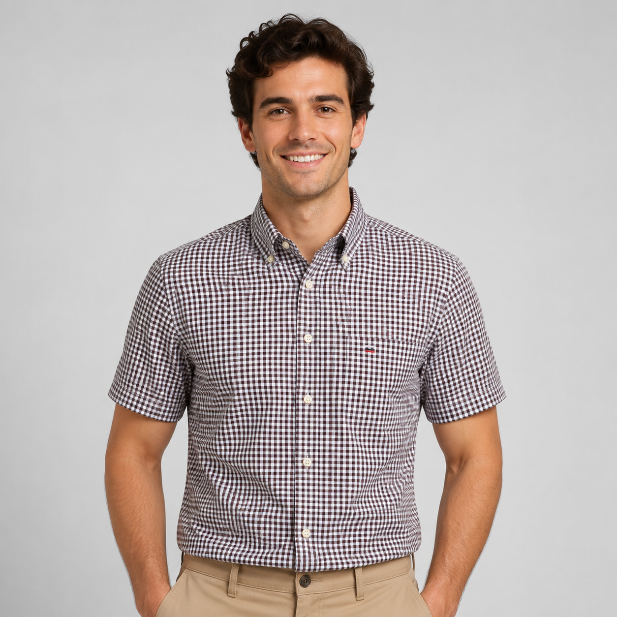 Men's Classic Oxford Short-Sleeve Shirt