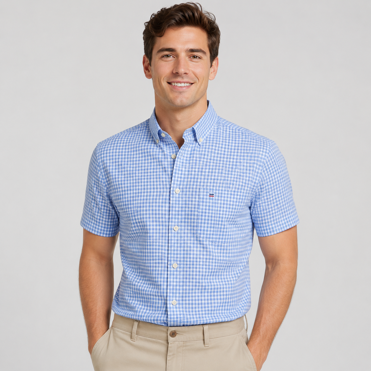 Men's Classic Oxford Short-Sleeve Shirt