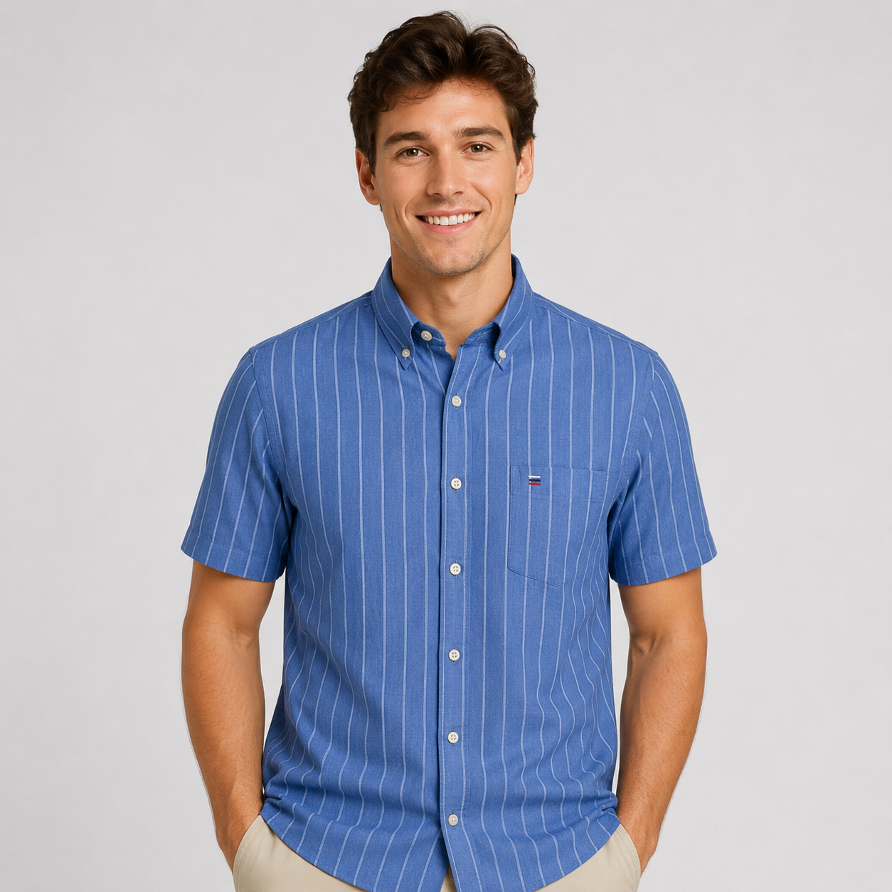Men's Classic Oxford Short-Sleeve Shirt