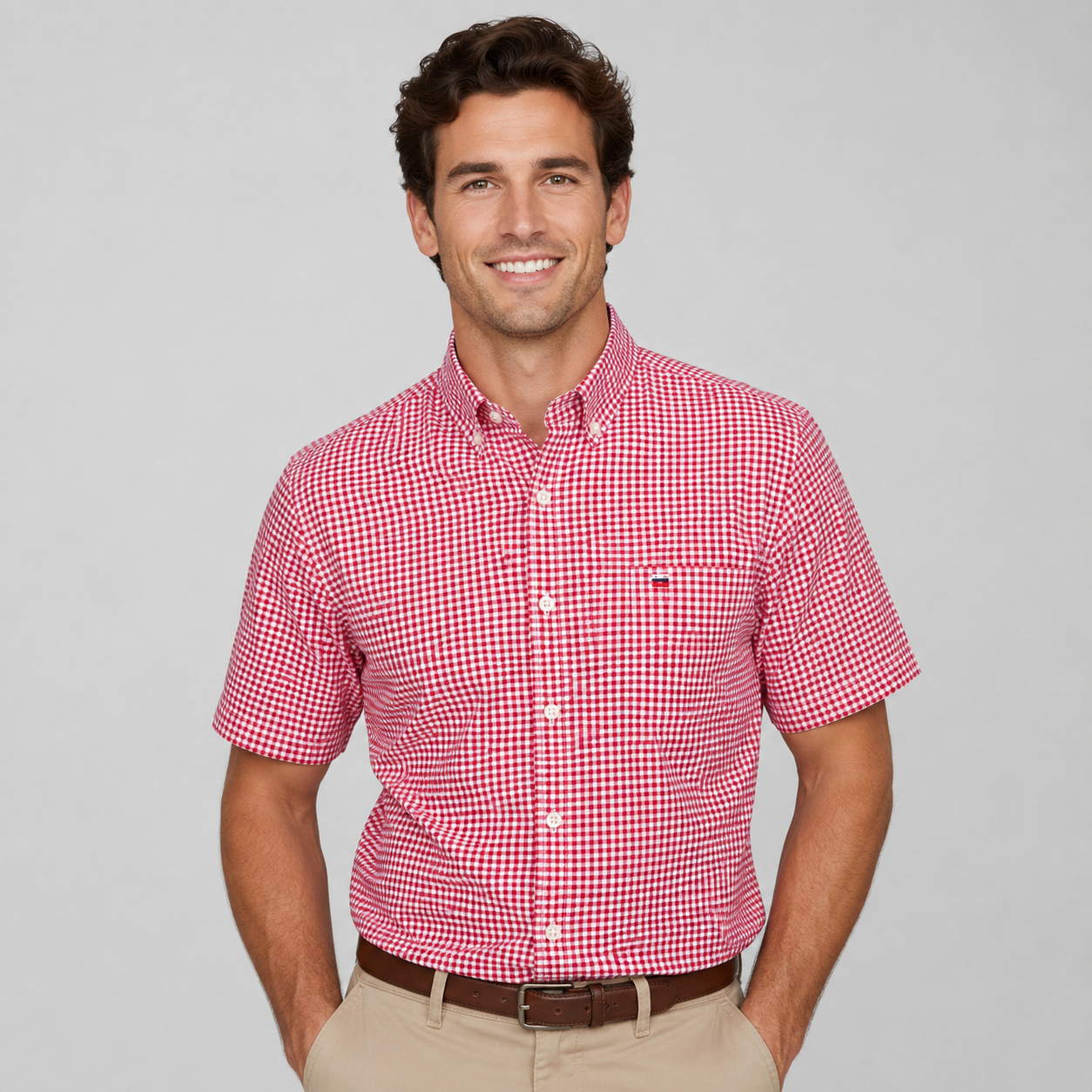 Men's Classic Oxford Short-Sleeve Shirt