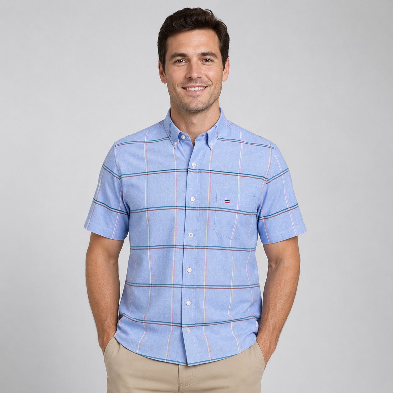 Men's Classic Oxford Short-Sleeve Shirt