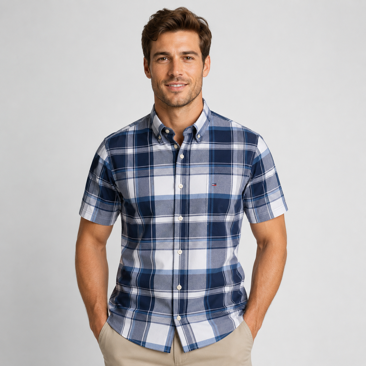 Men's Classic Oxford Short-Sleeve Shirt