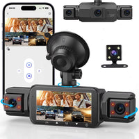 Wireless Dash Camera System 4 Cameras Night Vision