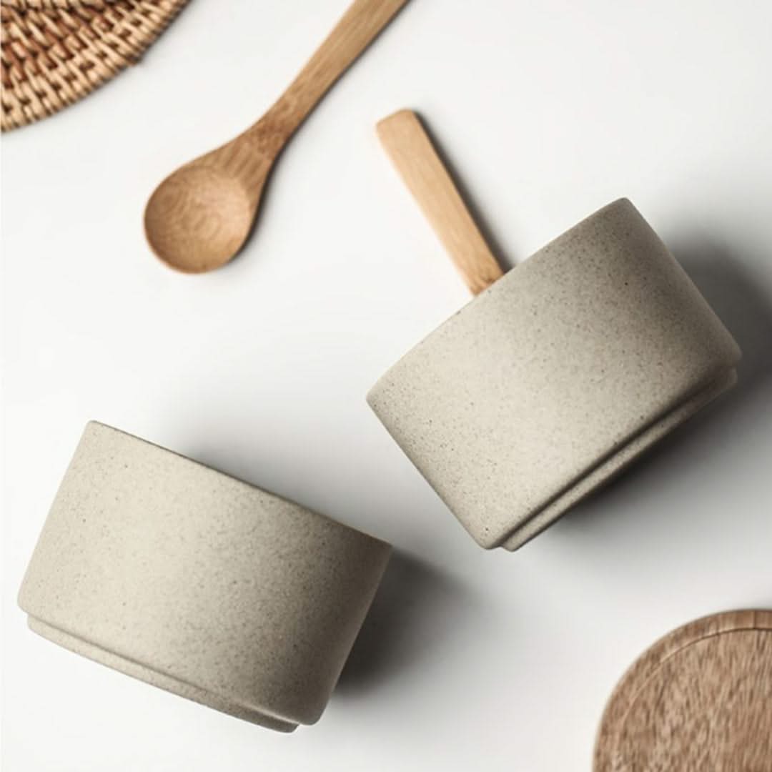 Ceramic Condiment Storage Jar Set