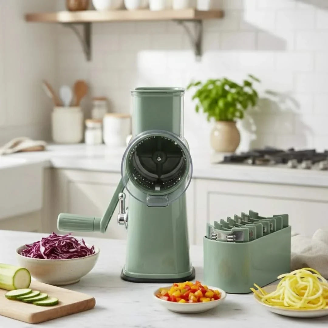 5-in-1 Multi-Function Rotary Grater