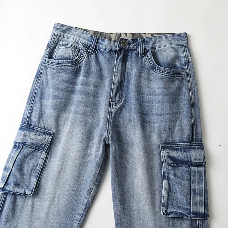 Faded wash utility cargo pants, additional styled view