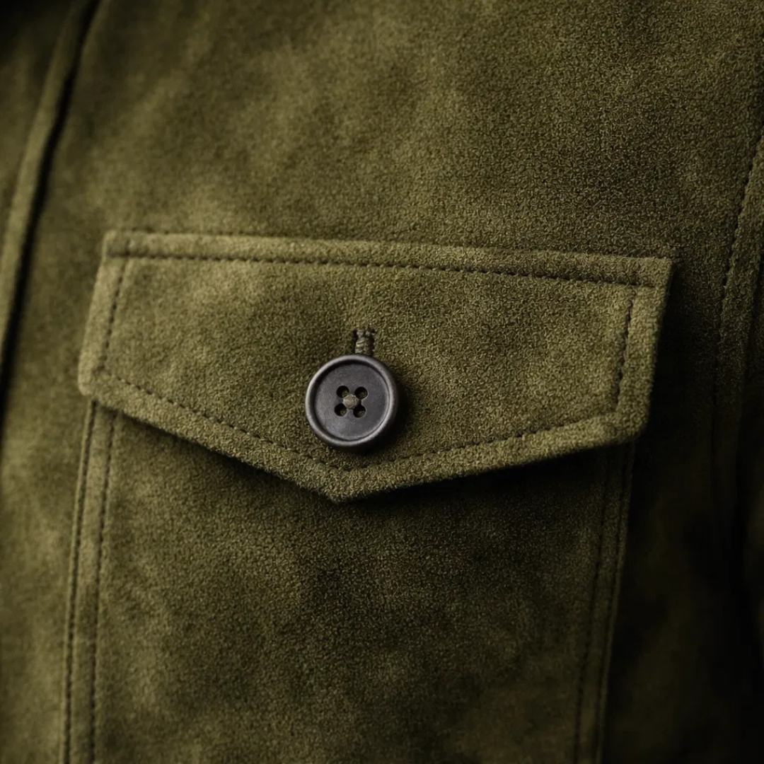 Structured Military Inspired Pocket Jacket