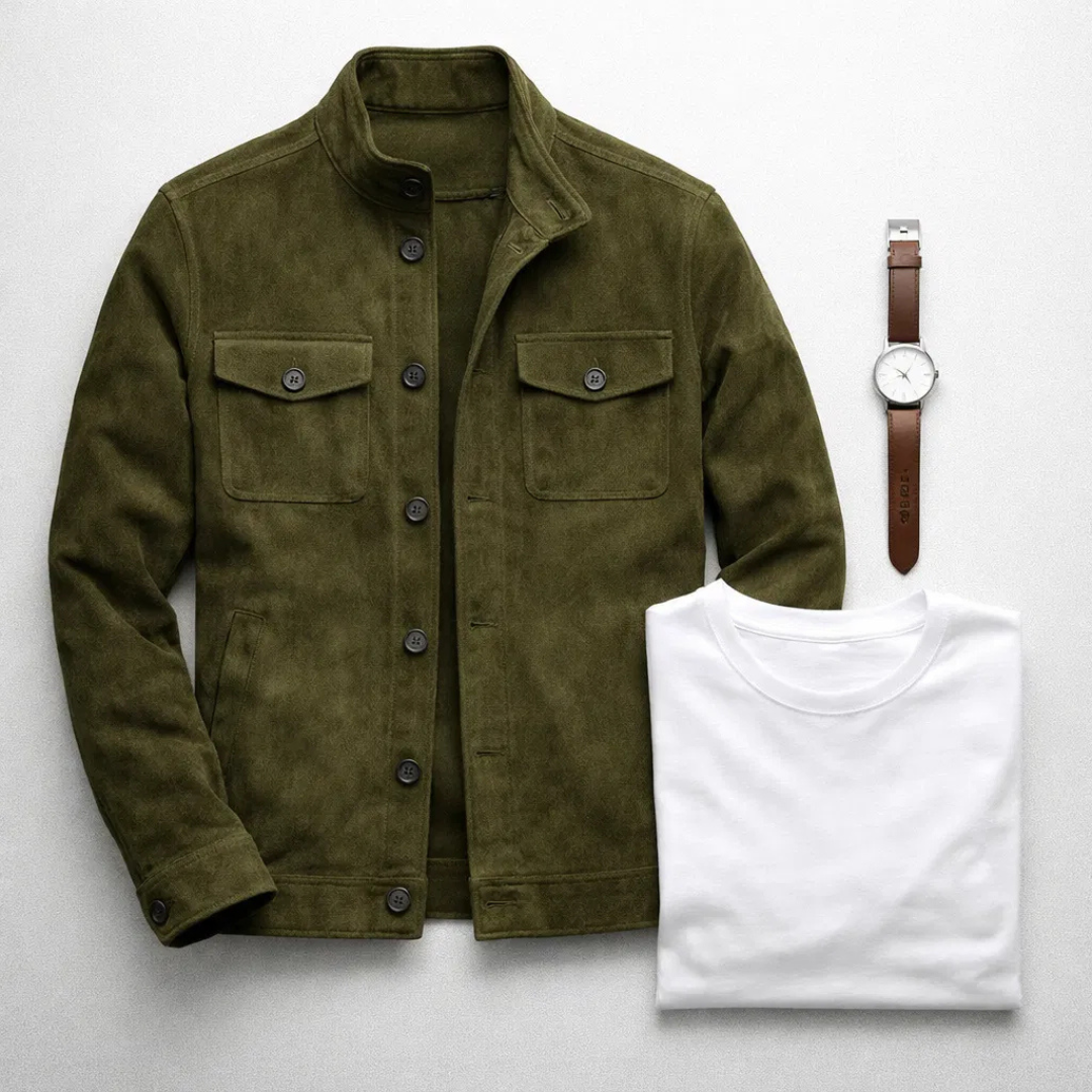 Structured Military Inspired Pocket Jacket