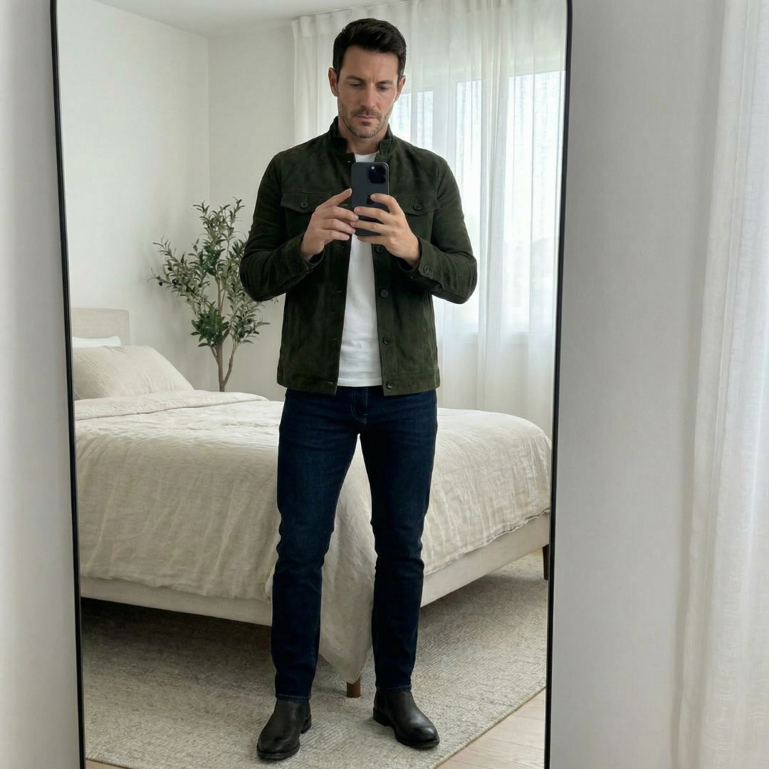 Structured Military Inspired Pocket Jacket