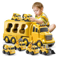 Construction Vehicle Play Set with Lights and Sounds