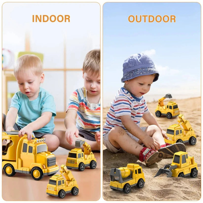 Construction Vehicle Play Set with Lights and Sounds