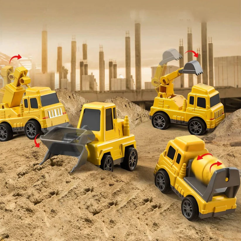 Construction Vehicle Play Set with Lights and Sounds