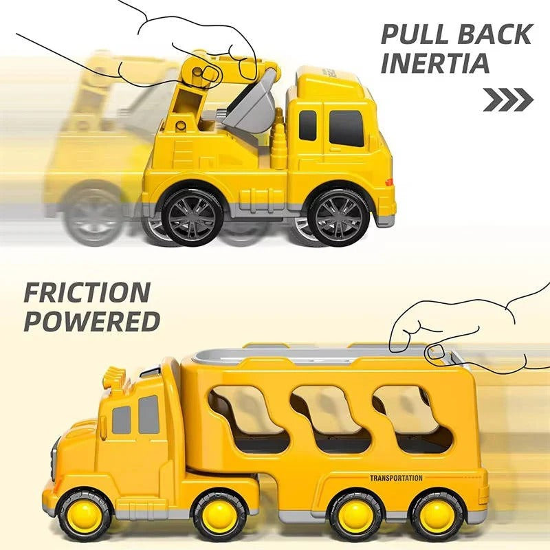 Construction Vehicle Play Set with Lights and Sounds