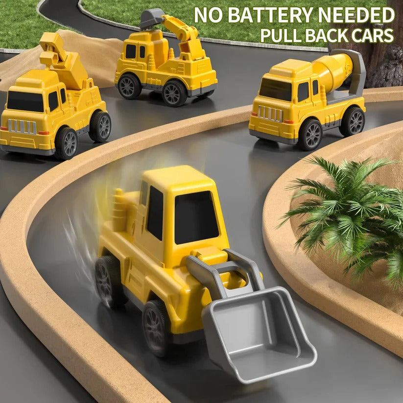 Construction Vehicle Play Set with Lights and Sounds