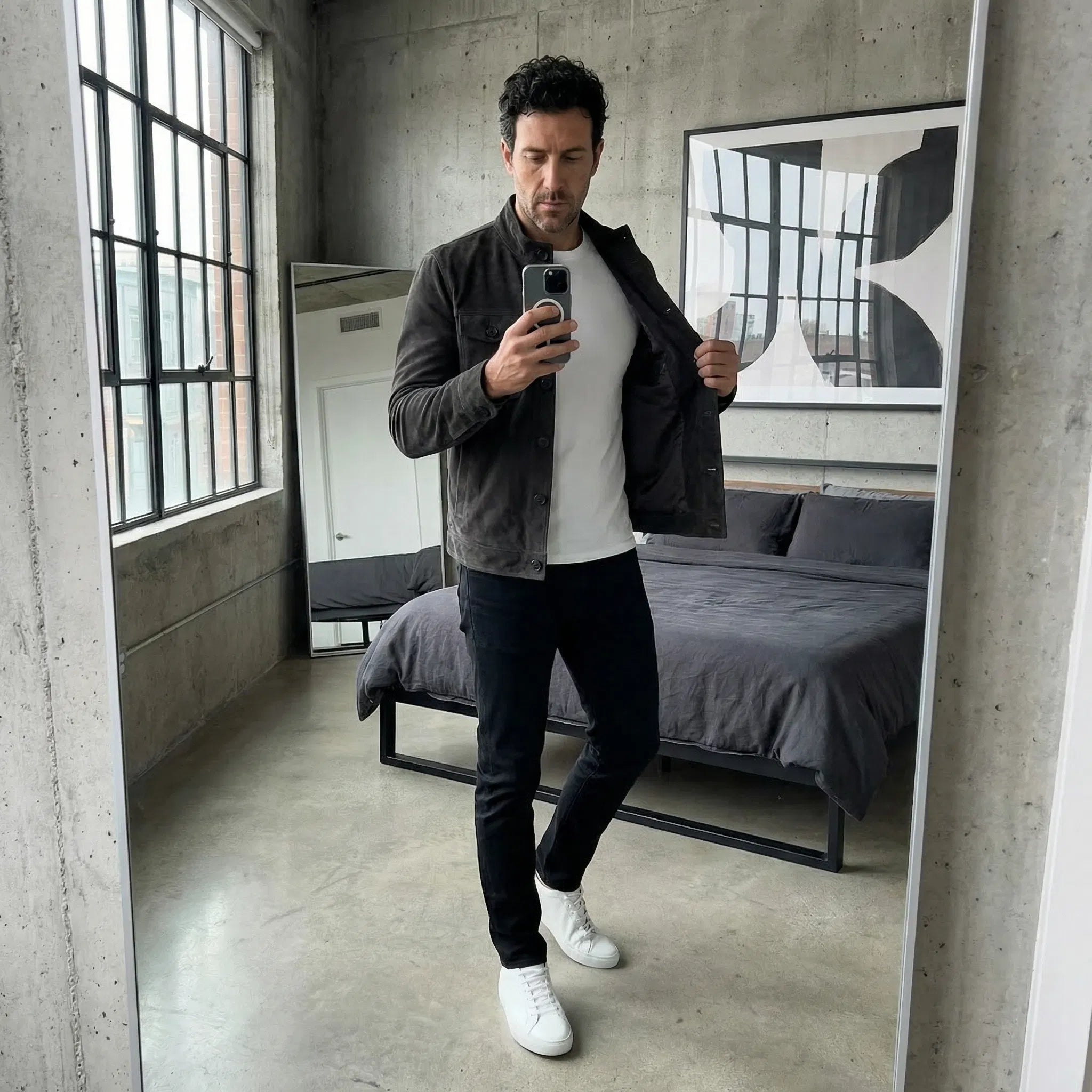 Structured Military Inspired Pocket Jacket