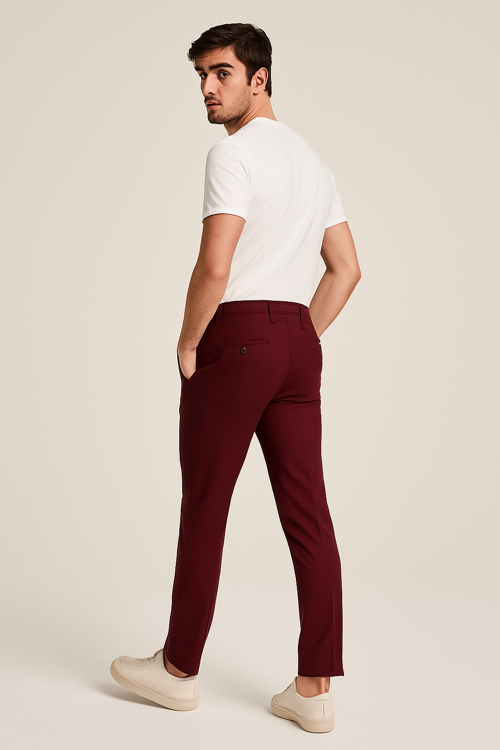 Men's Slim Fit Tailored Trousers