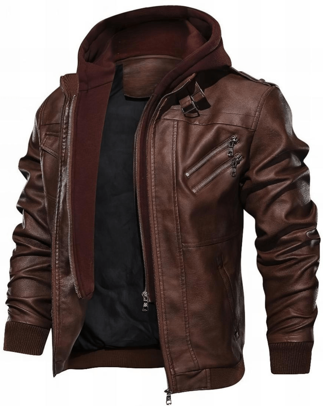 Men's Hooded Utility Zip Jacket