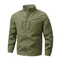 Men's Stand Collar Multi-Pocket Jacket
